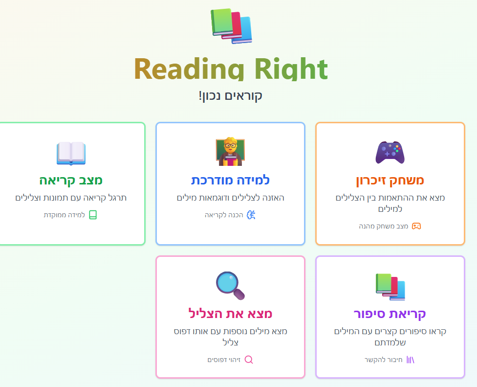 תרגול קריאה באנגלית